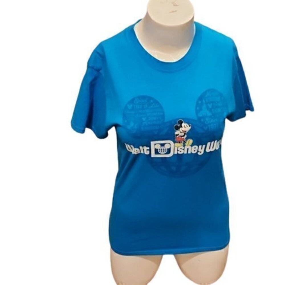 [DisneyLand] Blue Short Sleeve T-Shirt - Size M